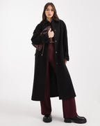 Long Wool Blend Coat