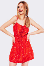 Red Polka Dot Summer Dress
