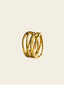 Spiral Harmony Gold Ring