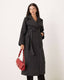 Belted Wool Trench Coat