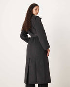 Belted Wool Trench Coat