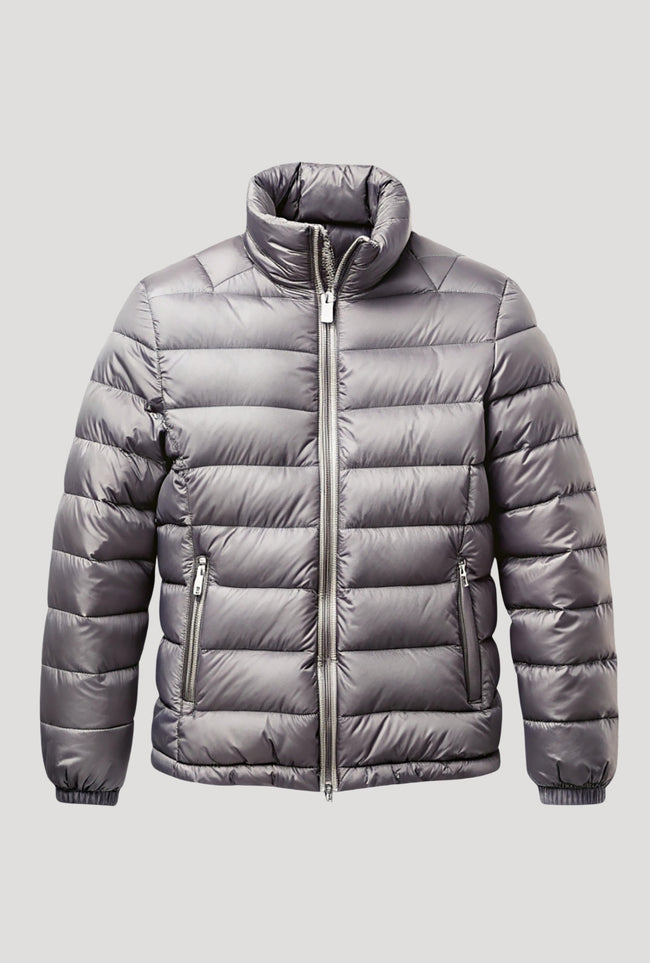 Women’s Classic Blue Puffer Jacket Main Image