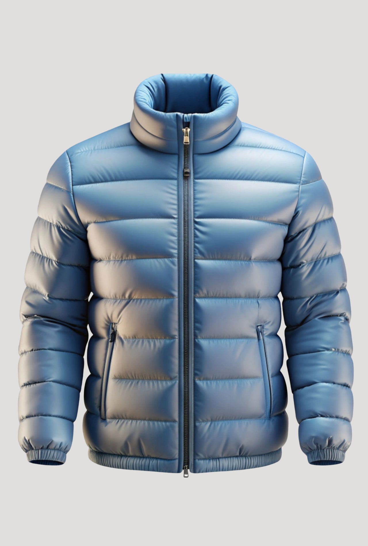 Women’s Classic Blue Puffer Jacket Main image
