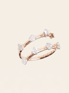 Celeste Diamond Orbit Ring 1.50ctw Rose Gold