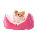 Wicker Pet Bed with Soft Cushion
