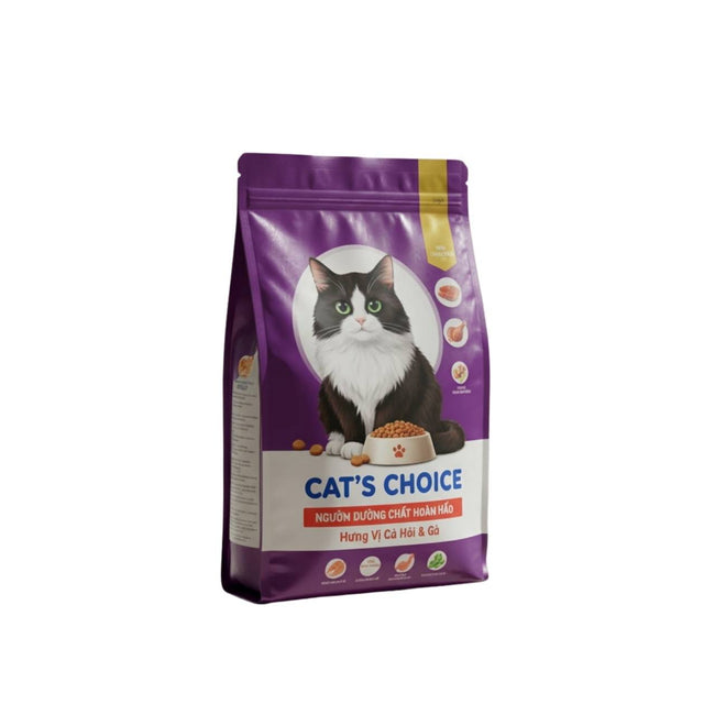 Premium Cat Food – Balanced Nutrition for Healthy Growth & Shiny Coat Hover Image