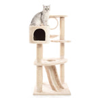Multi-Level Cat Tree Tower with Scratching Posts & Cozy Condo
