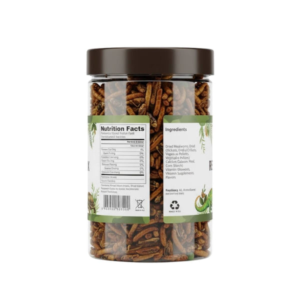 Of course. Here is a product description for the Reptile Food Mix, based on the images provided and following the established structure.  Product Name: