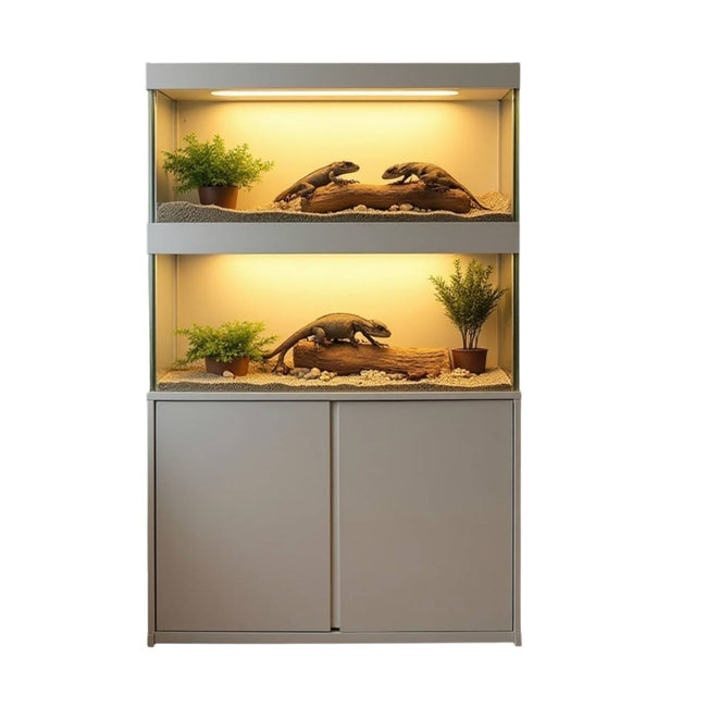 Premium Modular Reptile Terrarium & Cabinet Main Image