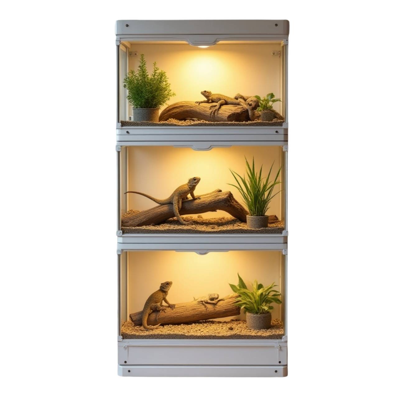 Premium Modular Reptile Terrarium & Cabinet