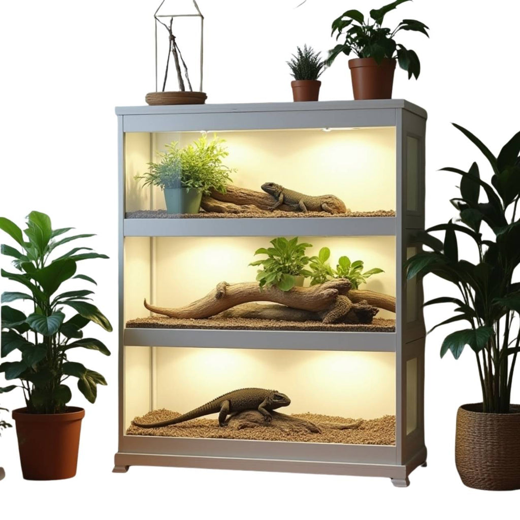 Premium Modular Reptile Terrarium & Cabinet