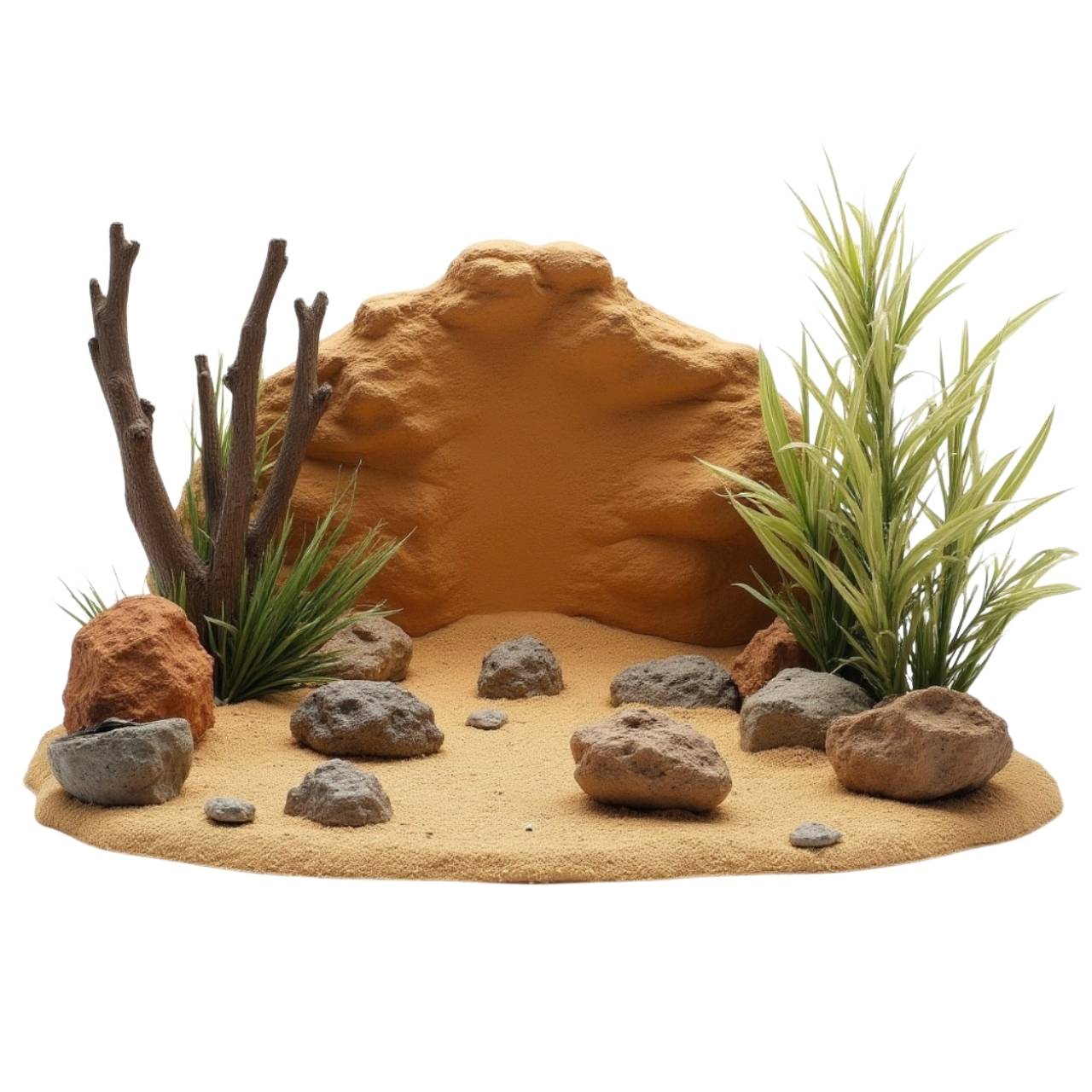 Complete Desert Reptile Terrarium Decor Kit