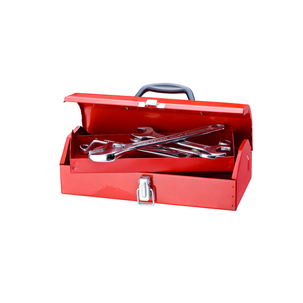 ToolMax TBX200 Heavy-Duty Steel Toolbox With Assorted Wrenches Main image