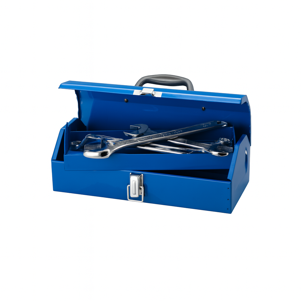 ToolMax TBX200 Heavy-Duty Steel Toolbox With Assorted Wrenches Secondary image