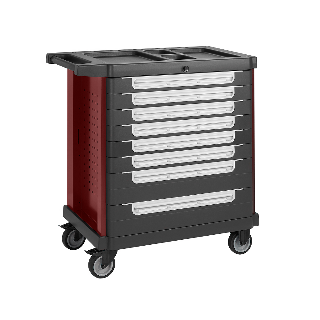 Makita TWC708R Heavy-Duty 7-Drawer Rolling Tool Cabinet With Lockable Top Tray Secondary image