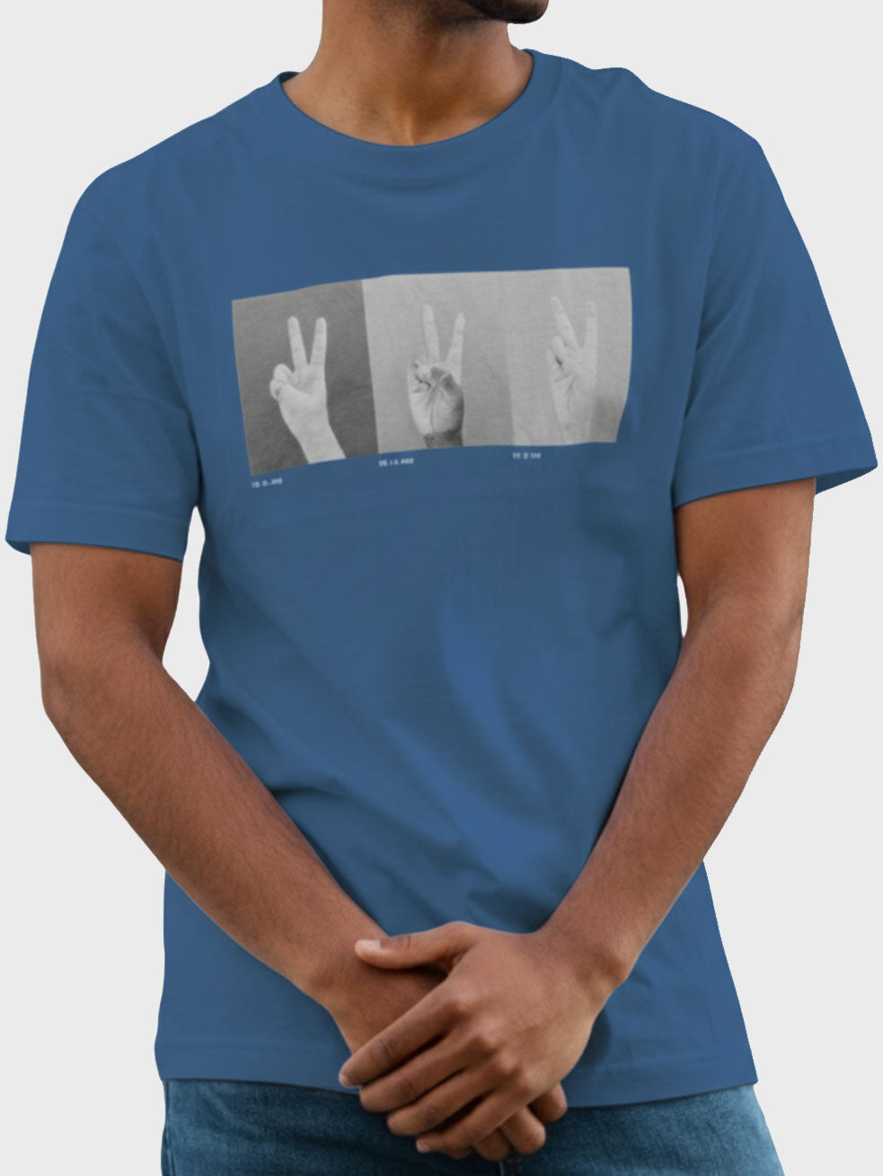 Streetwear Style Shirt - Peace Triptych Art Secondary image