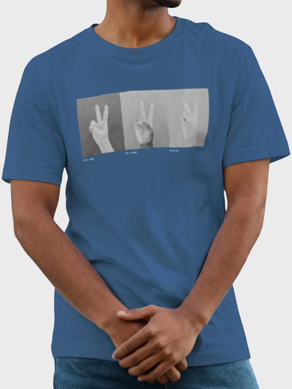 Streetwear Style Shirt - Peace Triptych Art