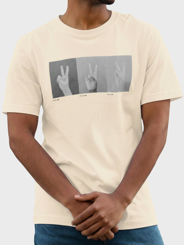 Streetwear Style Shirt - Peace Triptych Art