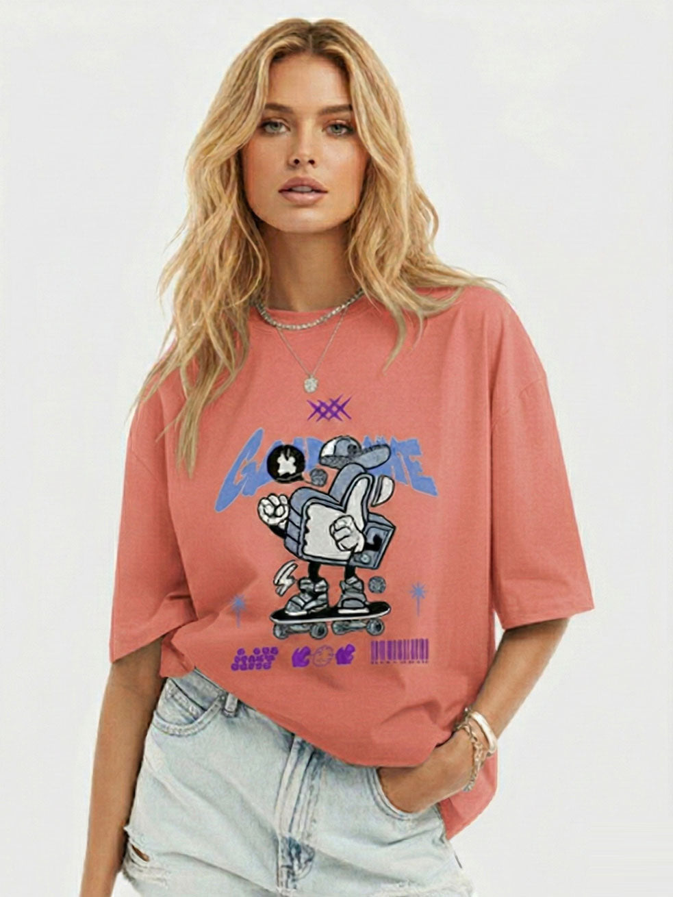 Urban Skater Gradient Graphic Tee