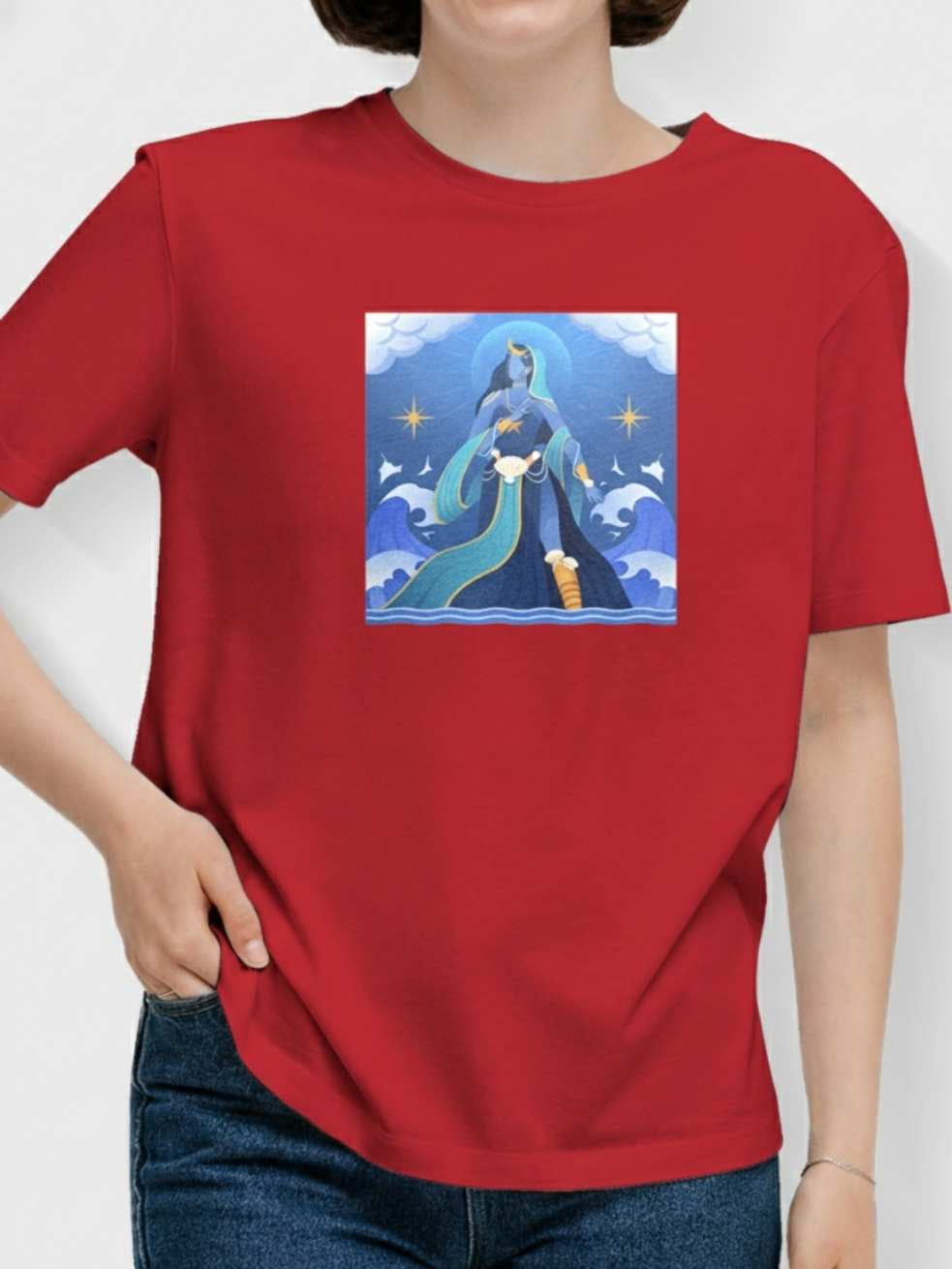 Streetwear Style Shirt - Celestial Goddess Secondary image