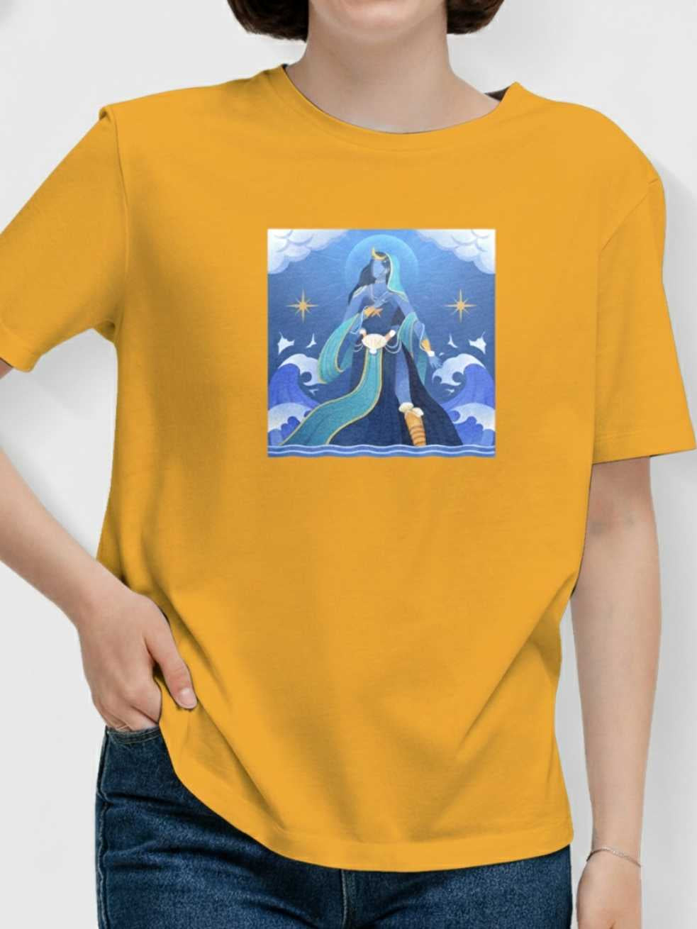 Streetwear Style Shirt - Celestial Goddess