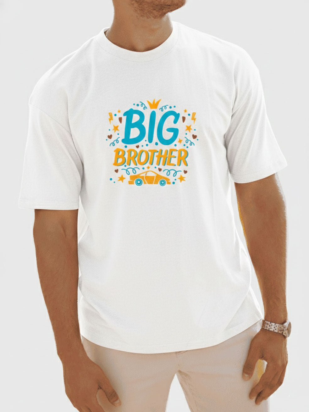 Streetwear Style Shirt - Big Brother Celebration Pattern Secondary image