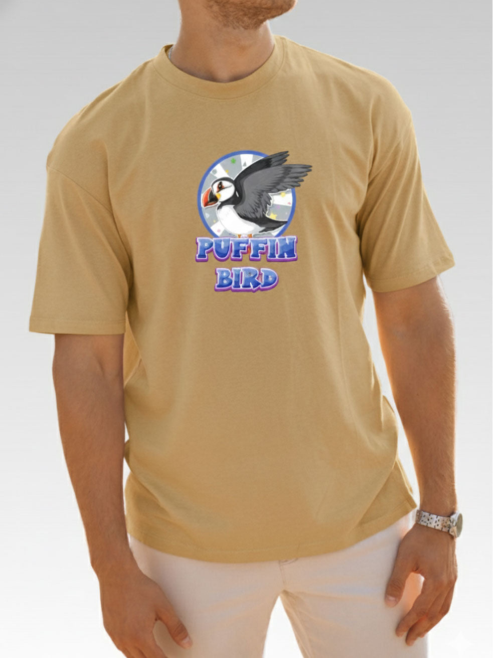 Streetwear Style Shirt - Retro Happy Dancer Pattern