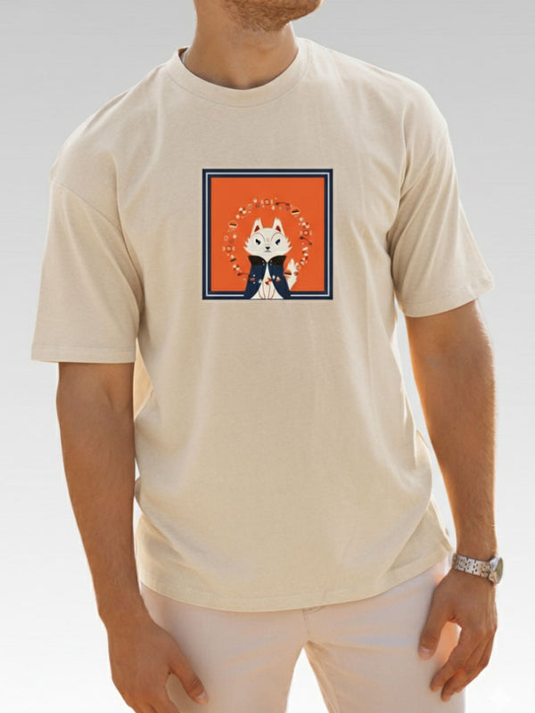 Streetwear Style Shirt - Mystic Fox Pattern