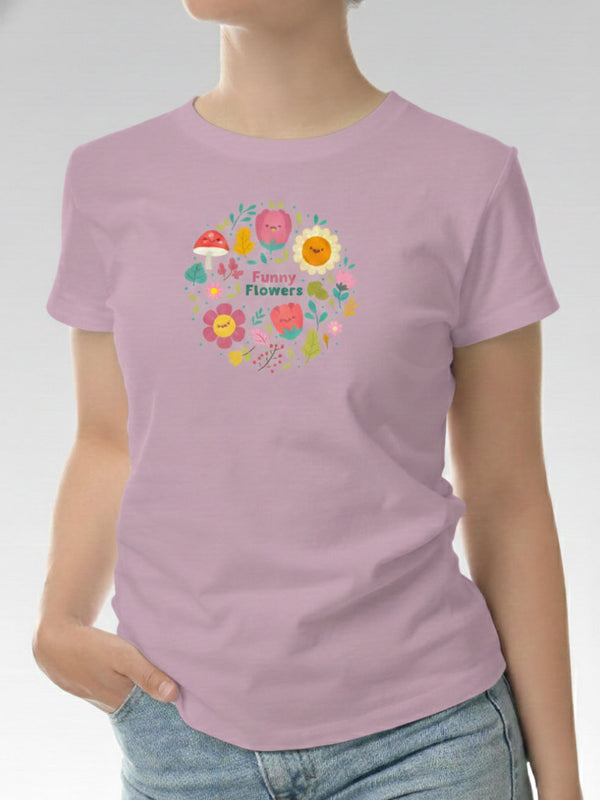 Streetwear Style Shirt - Funny Flowers Pattern