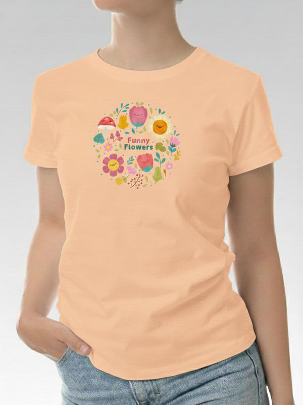 Streetwear Style Shirt - Funny Flowers Pattern