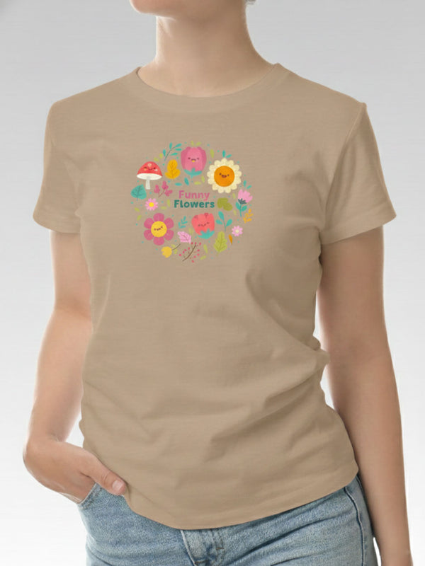 Streetwear Style Shirt - Funny Flowers Pattern