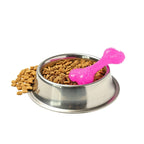 Dual Stainless Steel Pet Bowl – Food & Water Feeder Set