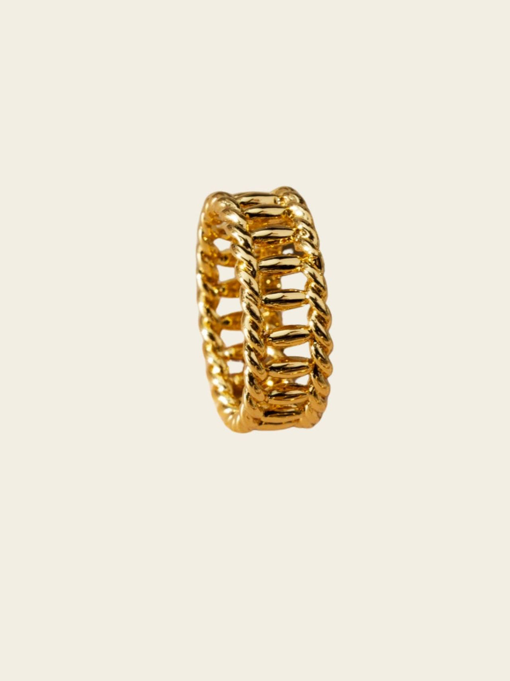 Interlock Chain Band Ring