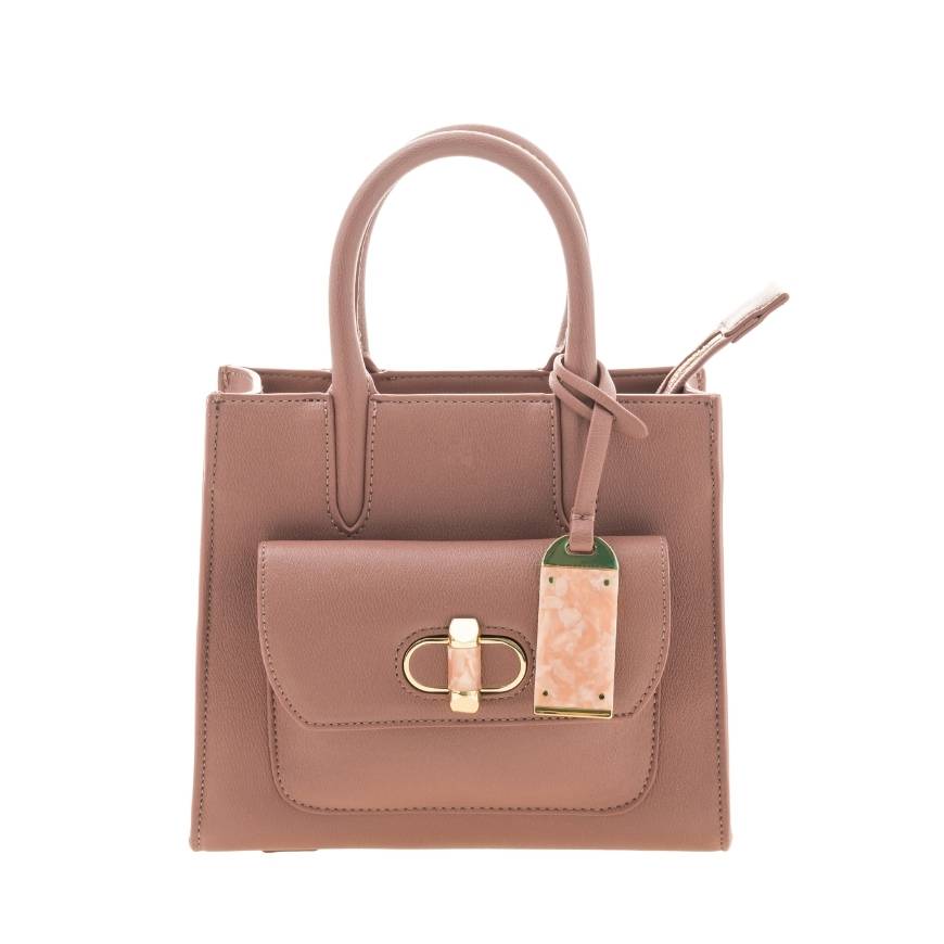 Structured Leather Handbag