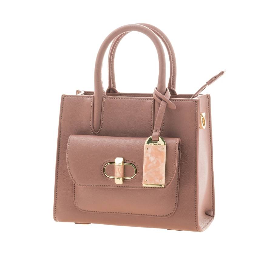 Structured Leather Handbag