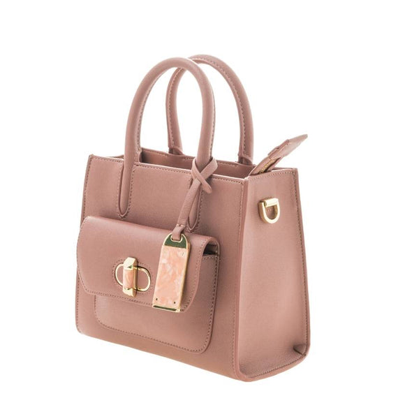 Structured Leather Handbag