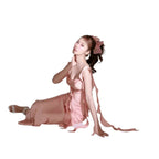 Satin Ribbon Maxi Dress