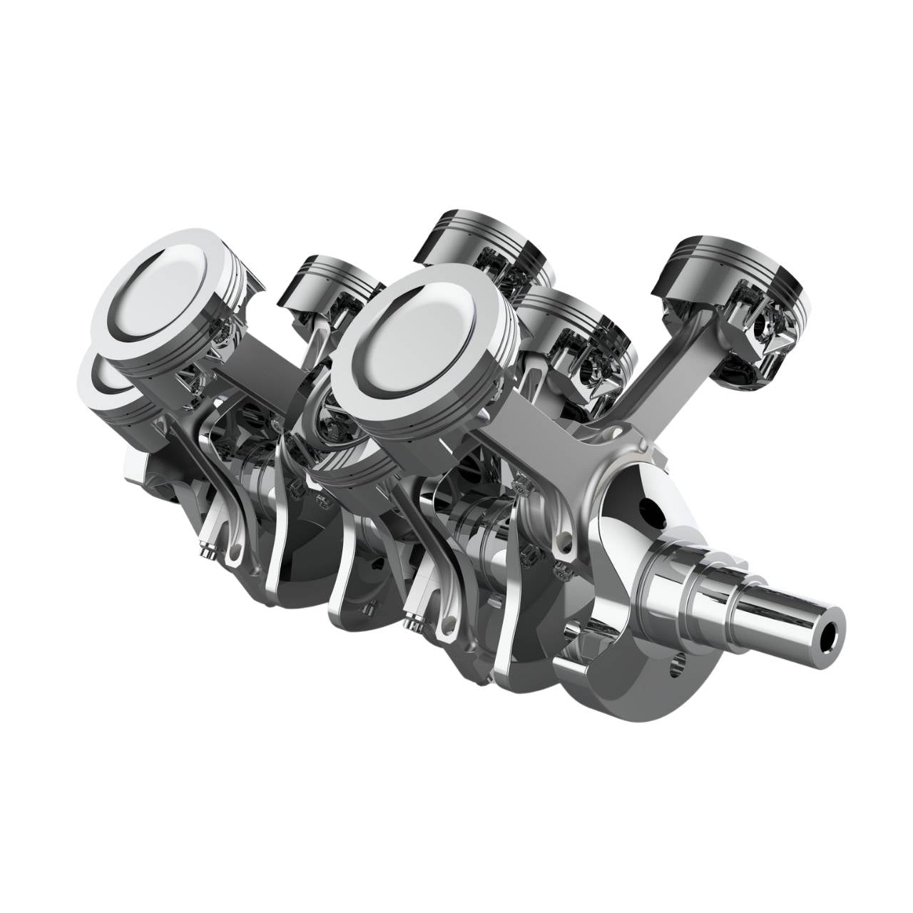 PowerFlow Forged Crankshaft & Piston Set