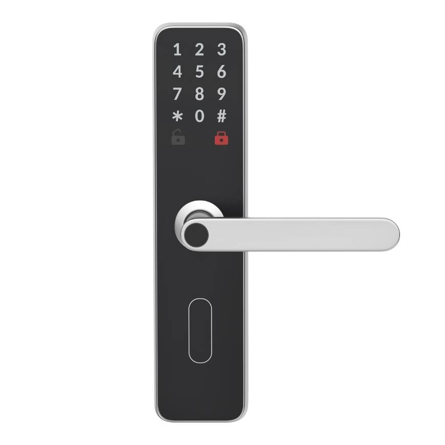 SecureTouch Smart Door Lock – Fingerprint & Keypad Editio