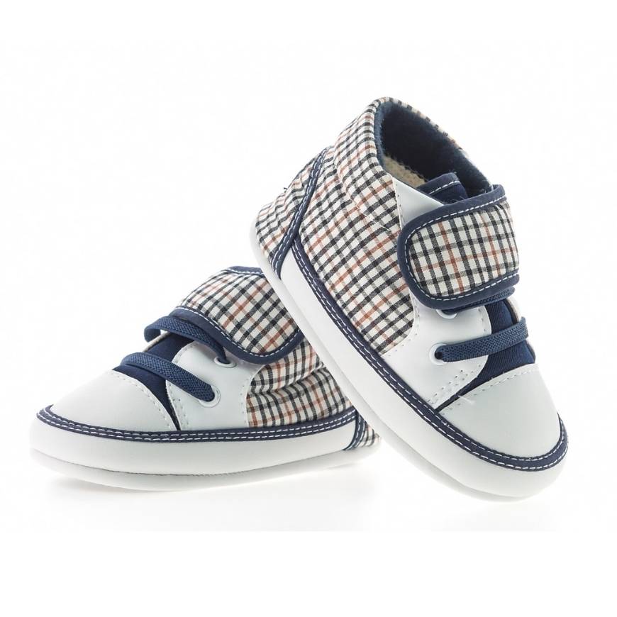 Classic Plaid Baby Shoes
