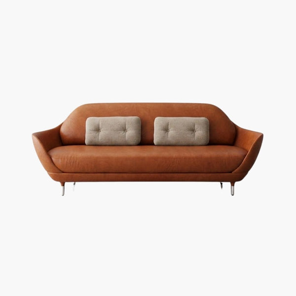 Aurelia Curved Velvet Sofa
