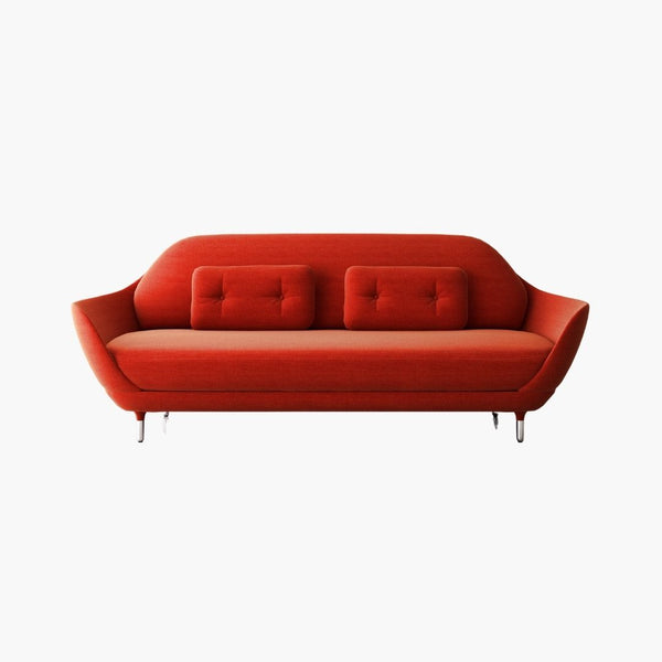 Aurelia Curved Velvet Sofa