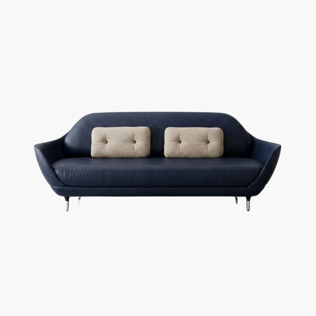 Aurelia Curved Velvet Sofa