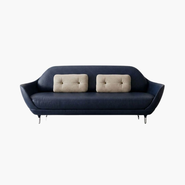Aurelia Curved Velvet Sofa