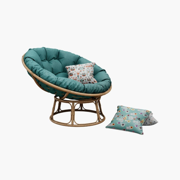 Kalani Rattan Papasan Chair