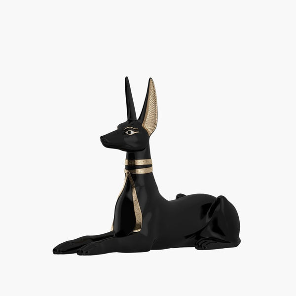 Anubis Reclining Jackal Sculpture