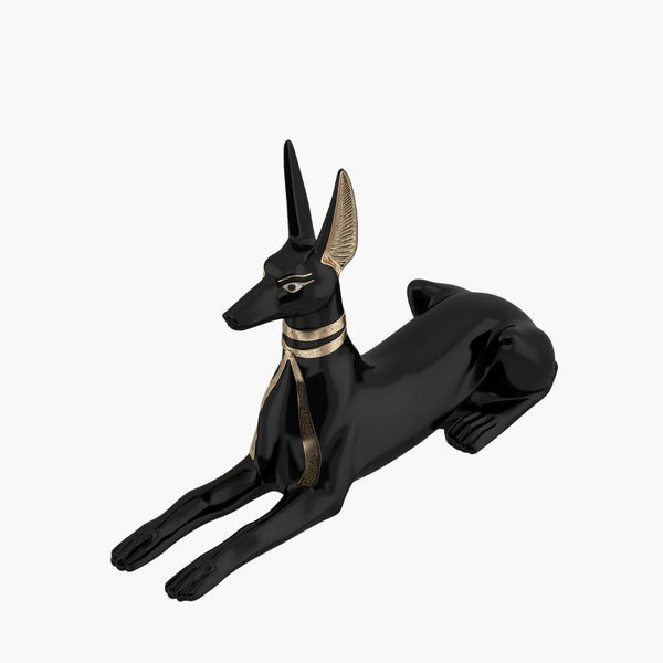 Anubis Reclining Jackal Sculpture