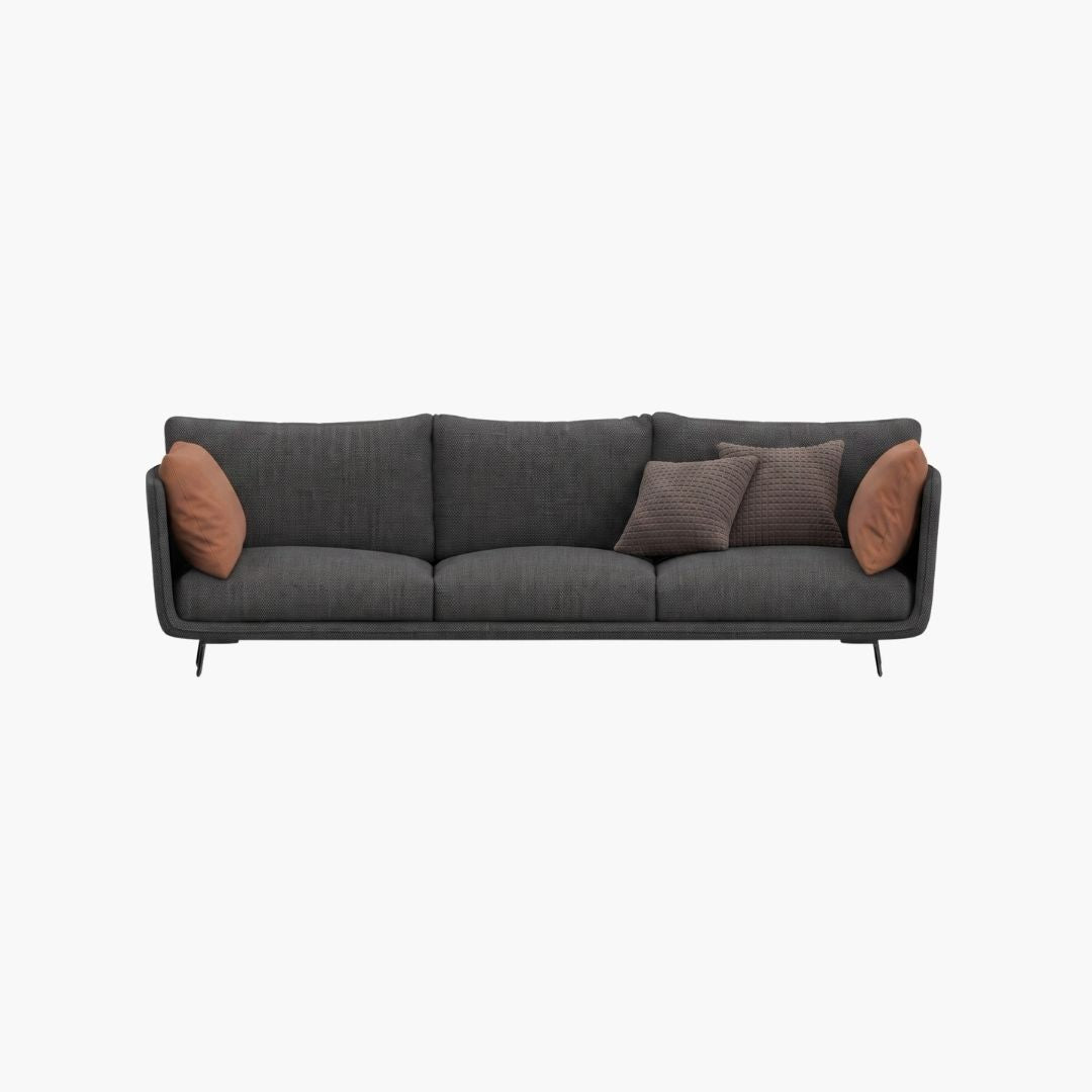 Valen Modern 3-Seater Fabric Sofa