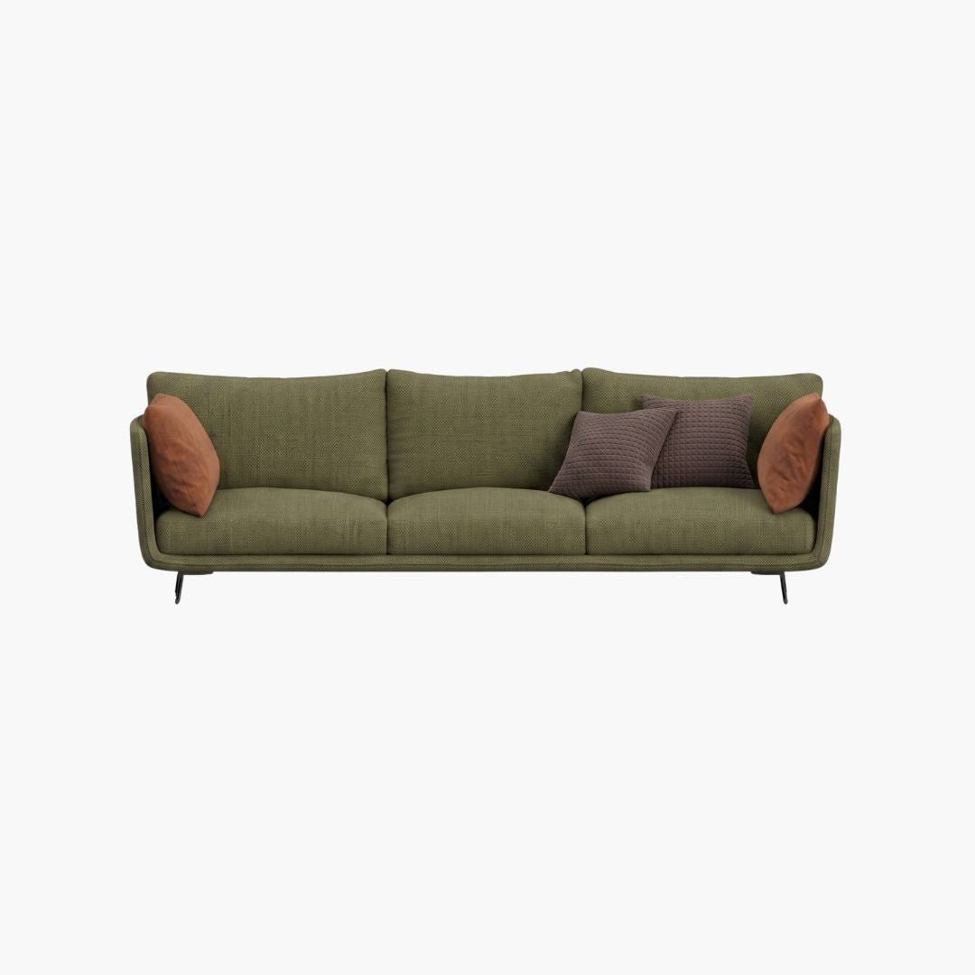 Valen Modern 3-Seater Fabric Sofa
