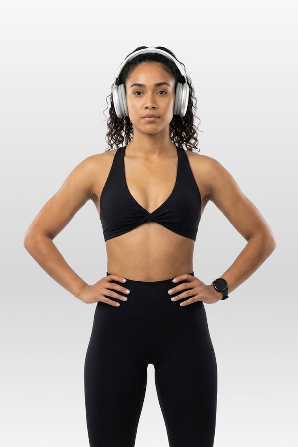 Twist Sports Bra & High-Rise Legging Set